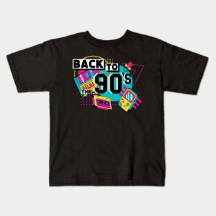 back to the 90's - 80s and 90s vintage classic retro Kids T-Shirt